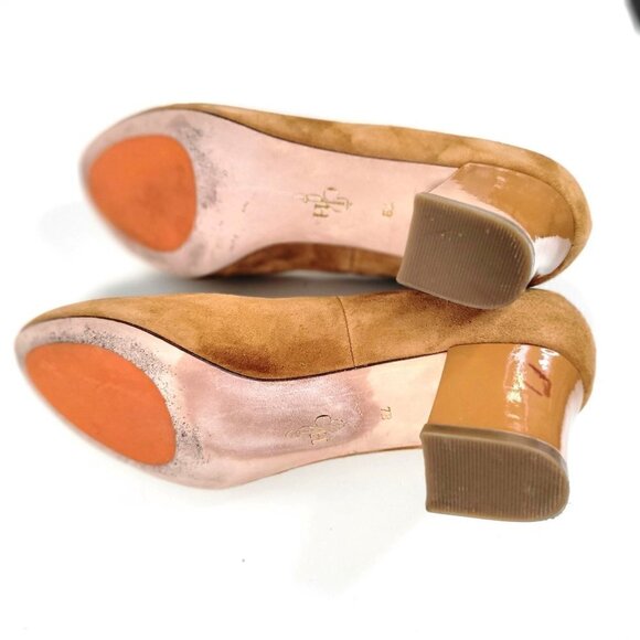 Cole Haan Womens Low block Heel Pumps Suede Size US 7B - Picture 11 of 15
